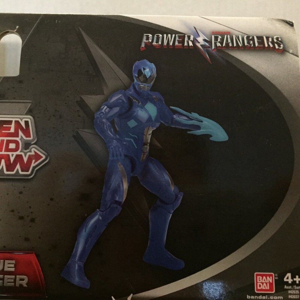 New Power Rangers Then and Now Blue Ranger Two Pack Action Figures - Picture 10 of 10